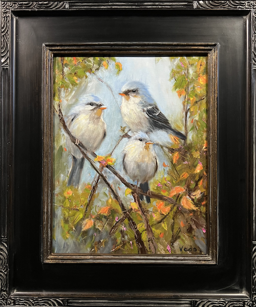 Click to view detail for MacGillivray's Warblers 14x11 $575